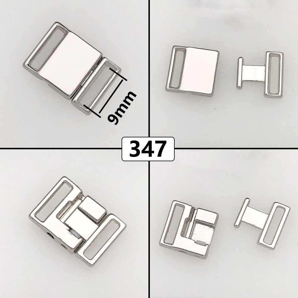 9 MM Front Closure Clasp Metal Bra Buckle Bramaking Part - MS347