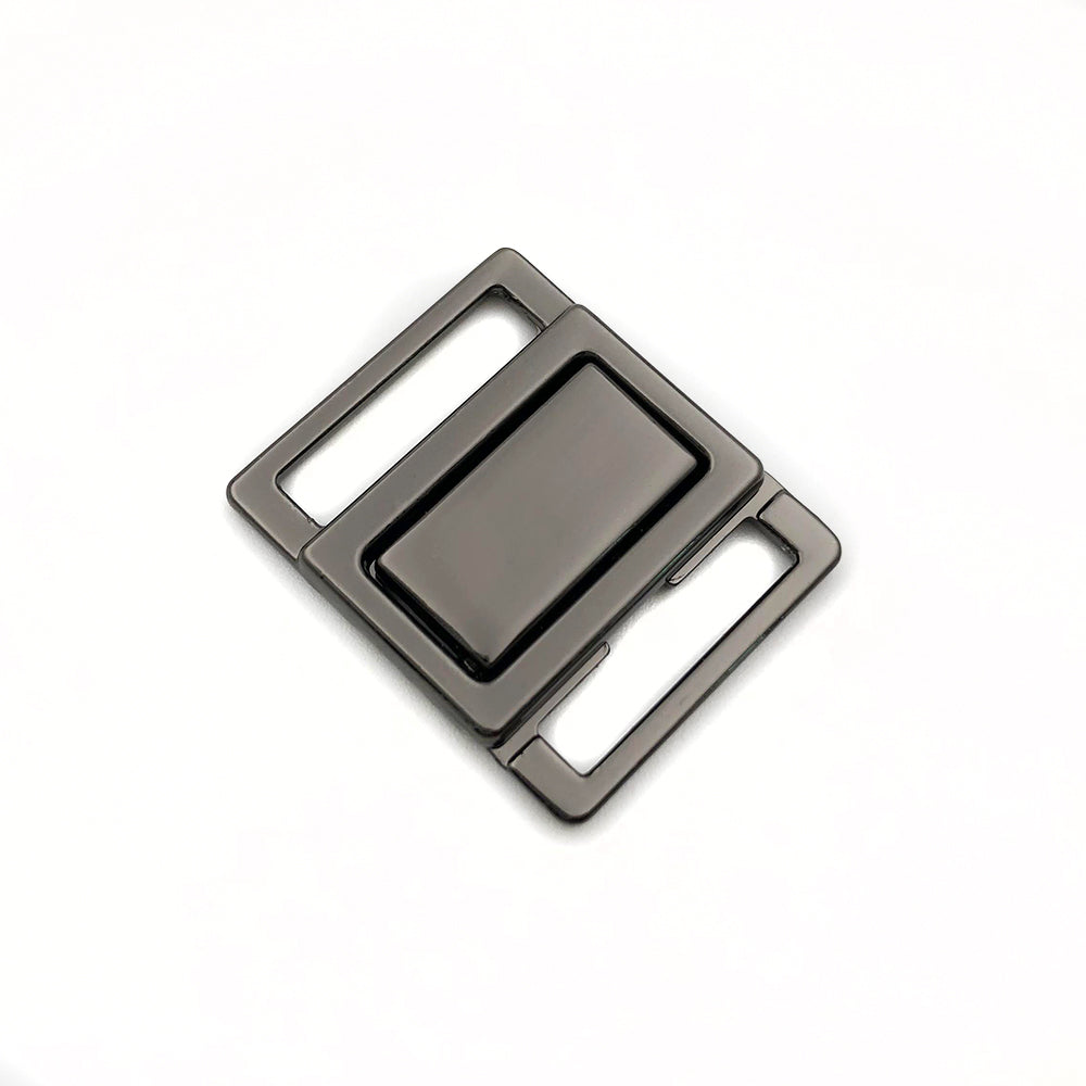 15MM Metal Square Front/Back Closure for bras - MS1349