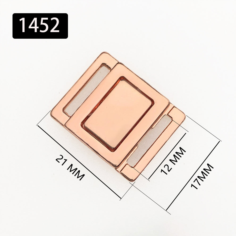 Bra Square Metal Hook and Eye Connector BraMaking Replacement Parts