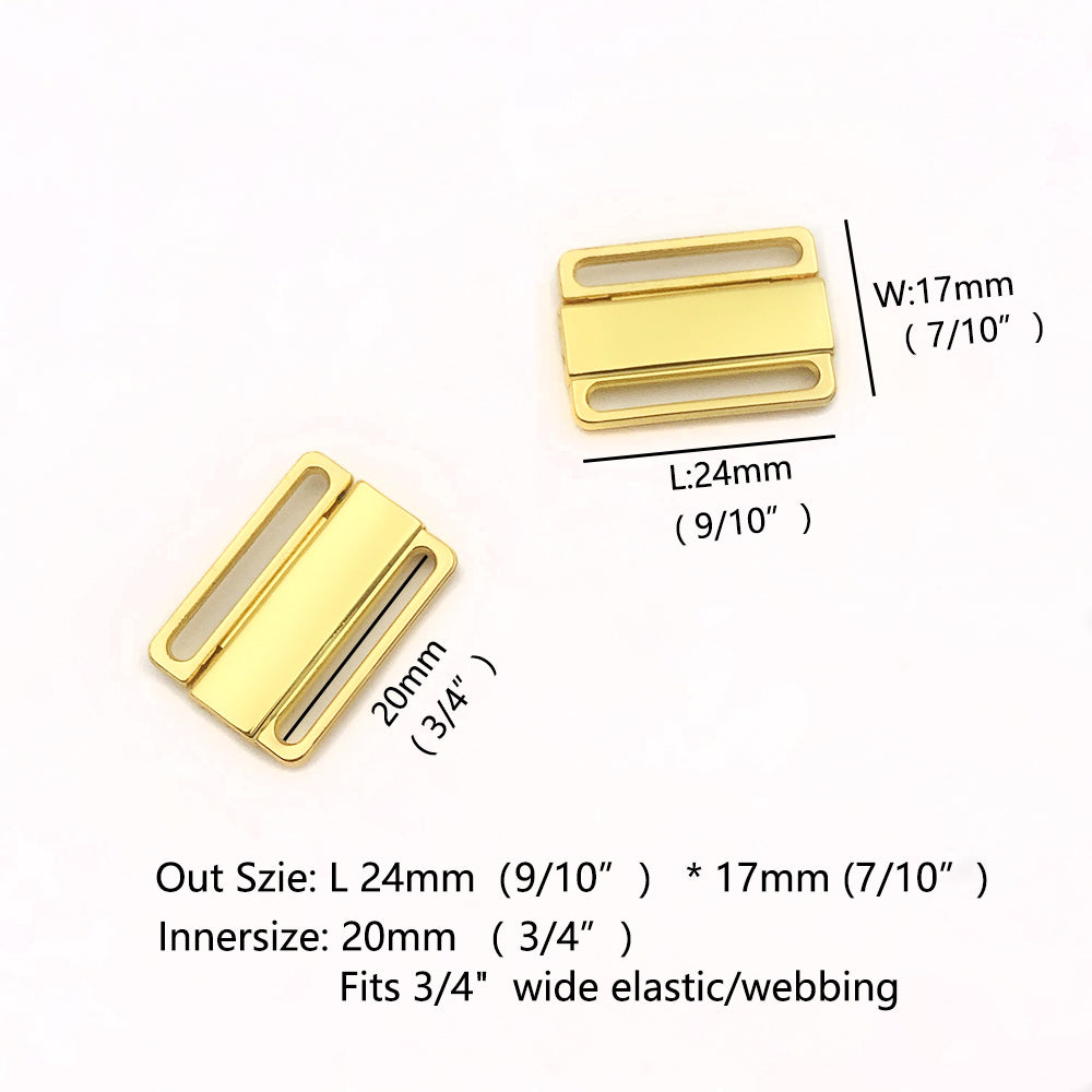 20 MM Aolly Front Closure For Bra - MS1458