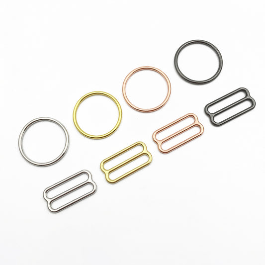 200 PCS Bra Rings And Sliders Various Sizes Available